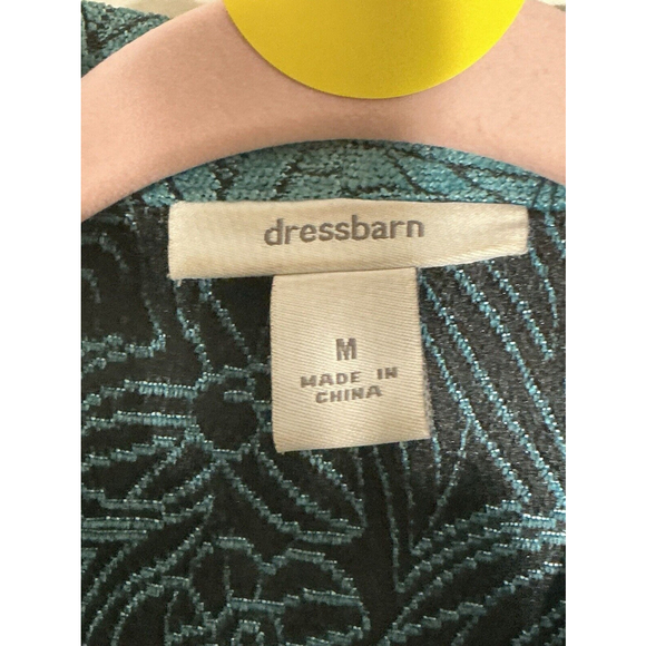 Woman’s Dress Barn Tapestry Blue Front Zip Size Medium Jacket - Picture 5 of 11